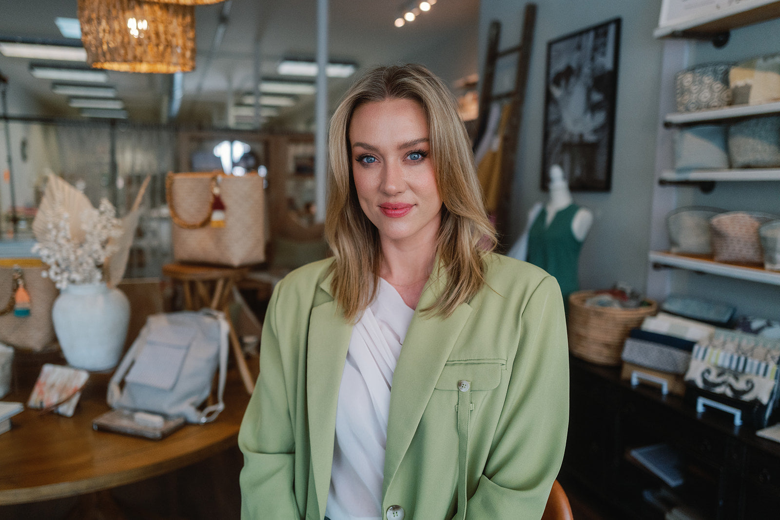 I’ve been with Renew for 2 years and bring a background in modeling and fashion design. I currently own a custom bridal and evening wear business called River & Rose Design.

I was drawn to Renew for how it empowers women and creates a space for independence. My favorite part of working here is the collaboration—each artisan brings unique skills and perspectives that enrich far more than just the products we create.