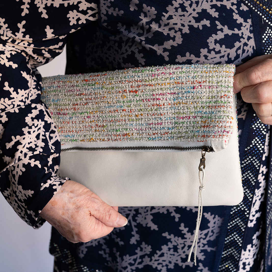 Ahlam Leather Clutch